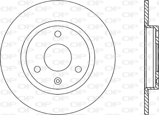 OPEN PARTS Тормозной диск BDA1105.10